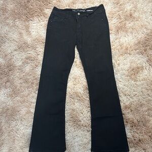 Wallflower Women's Flare Black Jeans